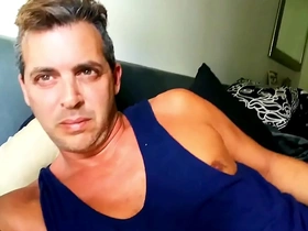 Tricked hot dilf male celebrity cory bernstein to masturbate, finger his big ass,  and eat his cum for me !