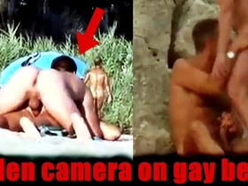 Spy cam on a nude gay beach!!! the best moments! compilation! hidden camera