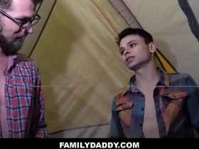 Teen boy stepson camping trip fuck with stepdad  - austin xanders, alex killian