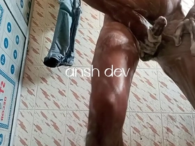 Ansh dev nude bath with his delicious dick