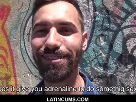 Latincums.com - young amateur straight latin stud with braces fucked for cash pov