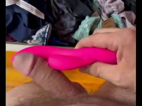 Playing with tenants clean panties