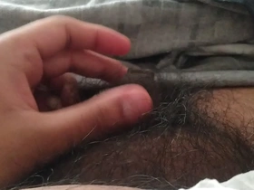 Small cock foreskin play