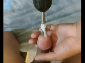Brasil cbt urethral sounding - dom screwdriver my cock #2