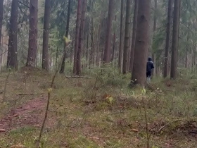 Forest running led to orgasm