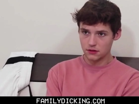 Cute teen boy step son punished by step daddy for bad grades - jack bailey, brian bonds